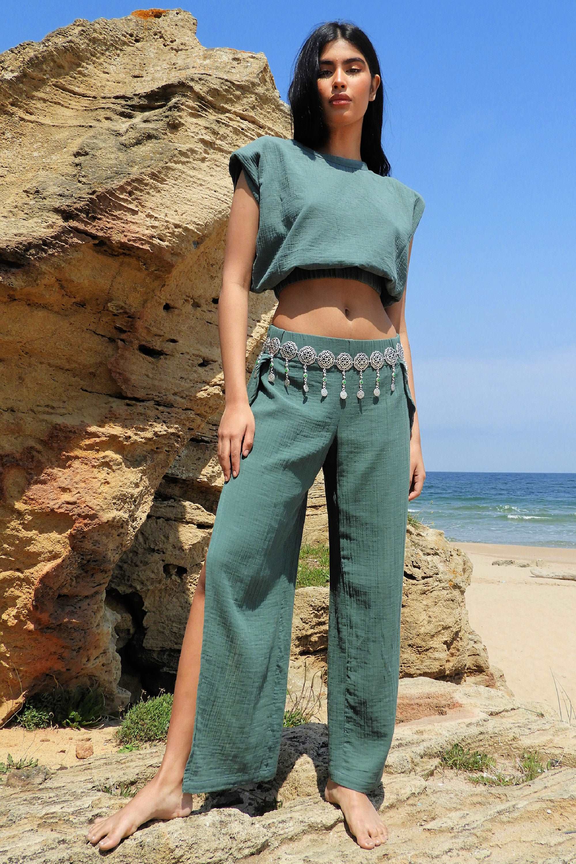 Odana's | Sustainable Gifts | FLEUR Tribal Fusion Belt | Tribal Fusion Belt | Sustainable Fashion