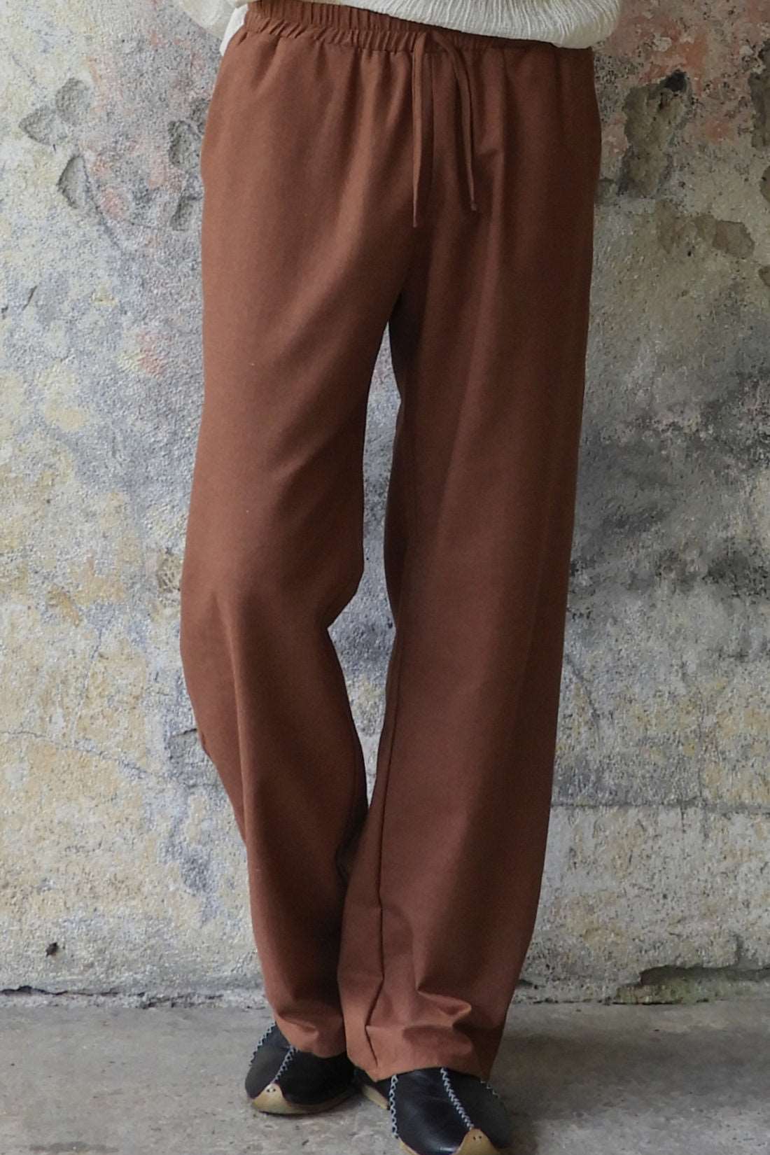Odana's | Sustainable Gifts | BEACH Men's Linen Blend Pants (Tan, Brown) Brown | Linen Pants | Sustainable Fashion