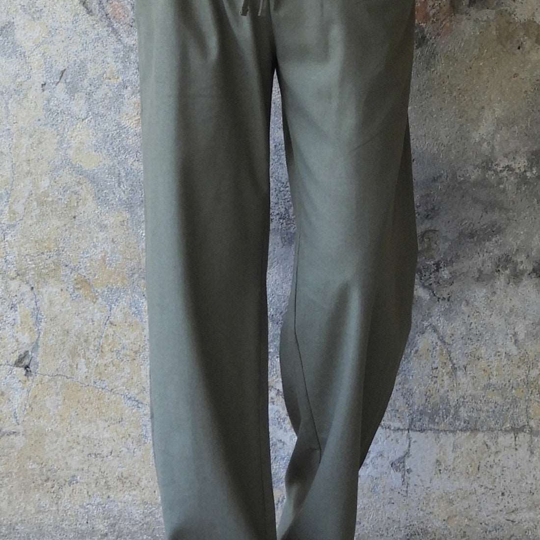 Odana's | Sustainable Gifts | BEACH Men's Linen Blend Pants (Burnt Orange, Green Almond) Green Almond | Linen Pants | Sustainable Fashion