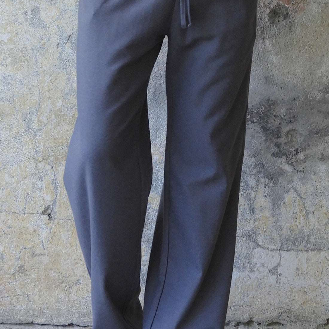 Odana's | Sustainable Gifts | BEACH Men's Linen Blend Pants (Dark Gray, Indigo Blue) 4XL | Linen Pants | Sustainable Fashion