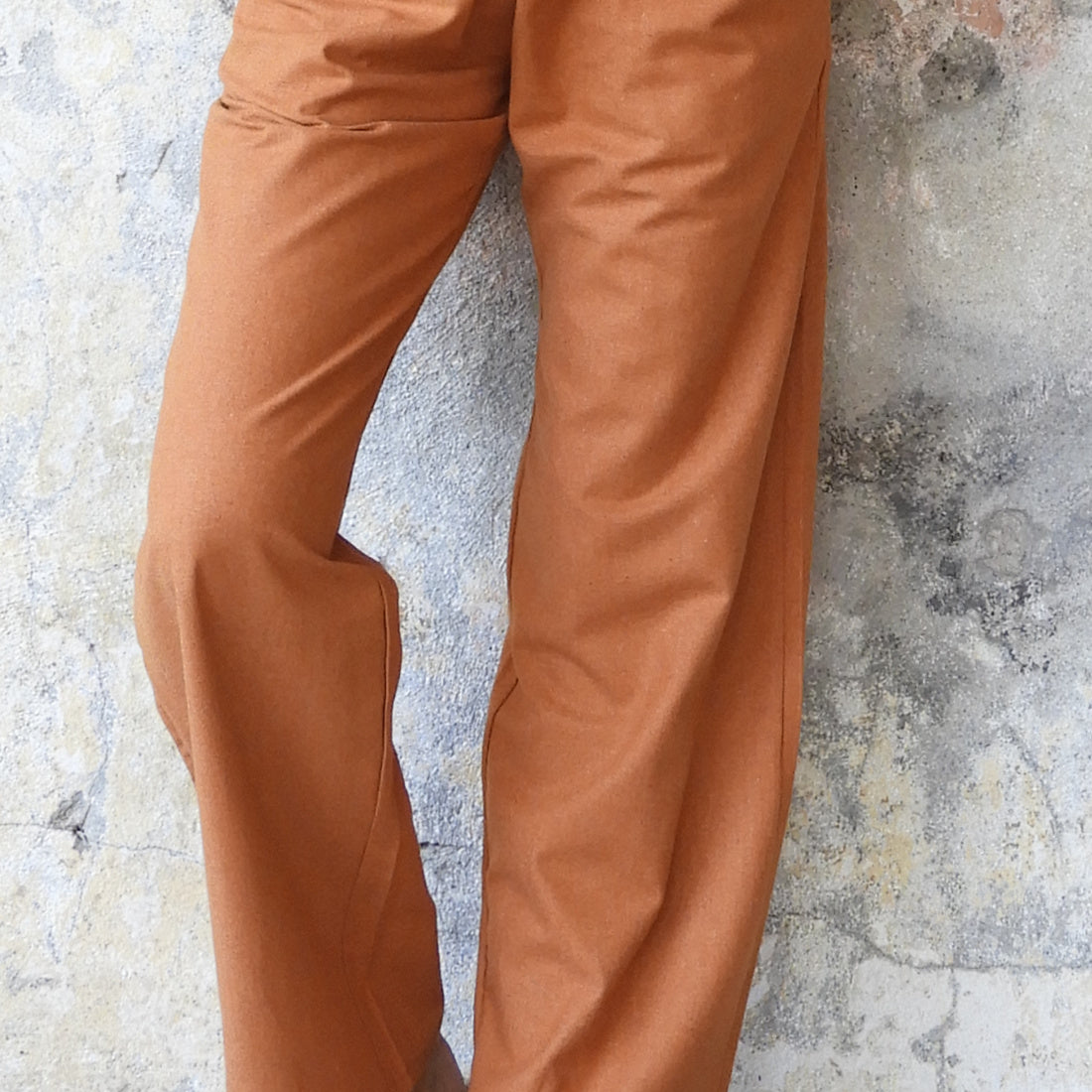 Odana's | Sustainable Gifts | TRINITY Linen Blend Women's Pants (Almond Green, Dark Gray, Windsor Tan) Windsor Tan | Linen Pants | Sustainable Fashion