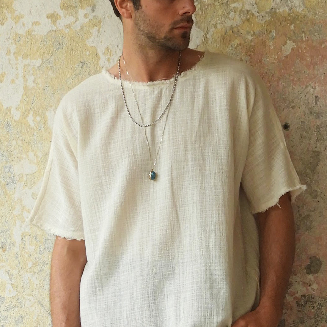 Odana's | Sustainable Gifts | OASIS Men's Organic Cotton Shirt Cream | Cotton Shirts | Sustainable Fashion