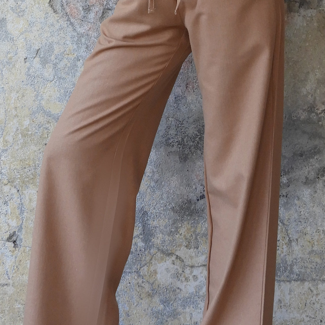 Odana's | Sustainable Gifts | TRINITY Linen Blend Women's Pants (Tan, Indigo Blue) Tan | Linen Pants | Sustainable Fashion