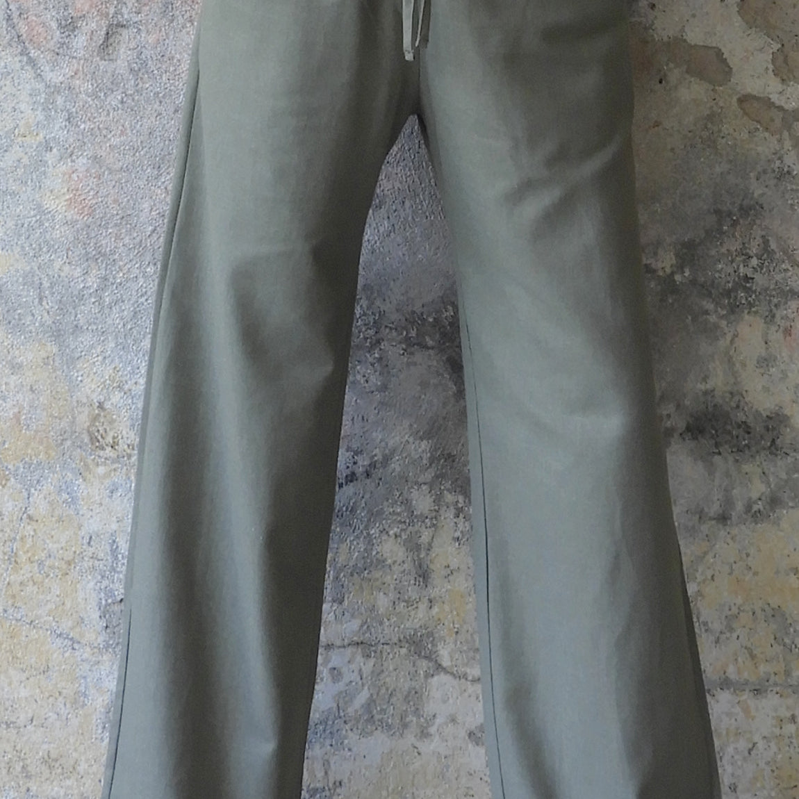 Odana's | Sustainable Gifts | TRINITY Linen Blend Women's Pants (Almond Green, Dark Gray, Windsor Tan) Green Almond | Linen Pants | Sustainable Fashion