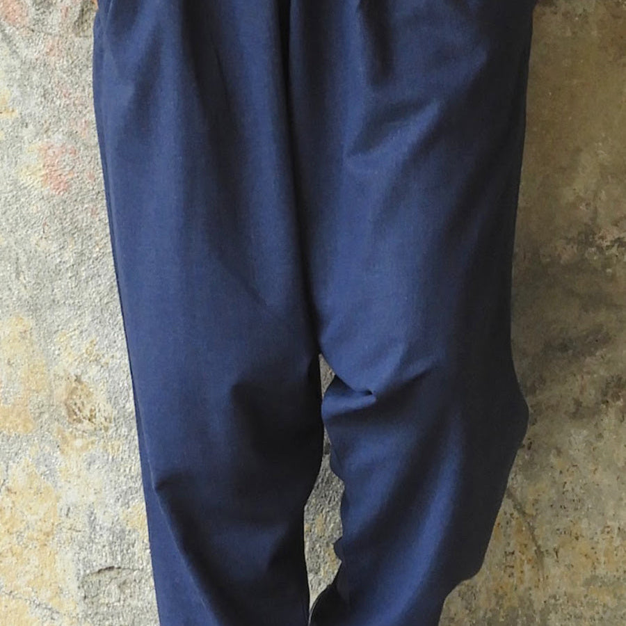 Odana's | Sustainable Gifts | MOON Women's Linen Blend Harem Pants (Beige, Indigo Blue) Indigo Blue | Linen Harem Pants | Sustainable Fashion