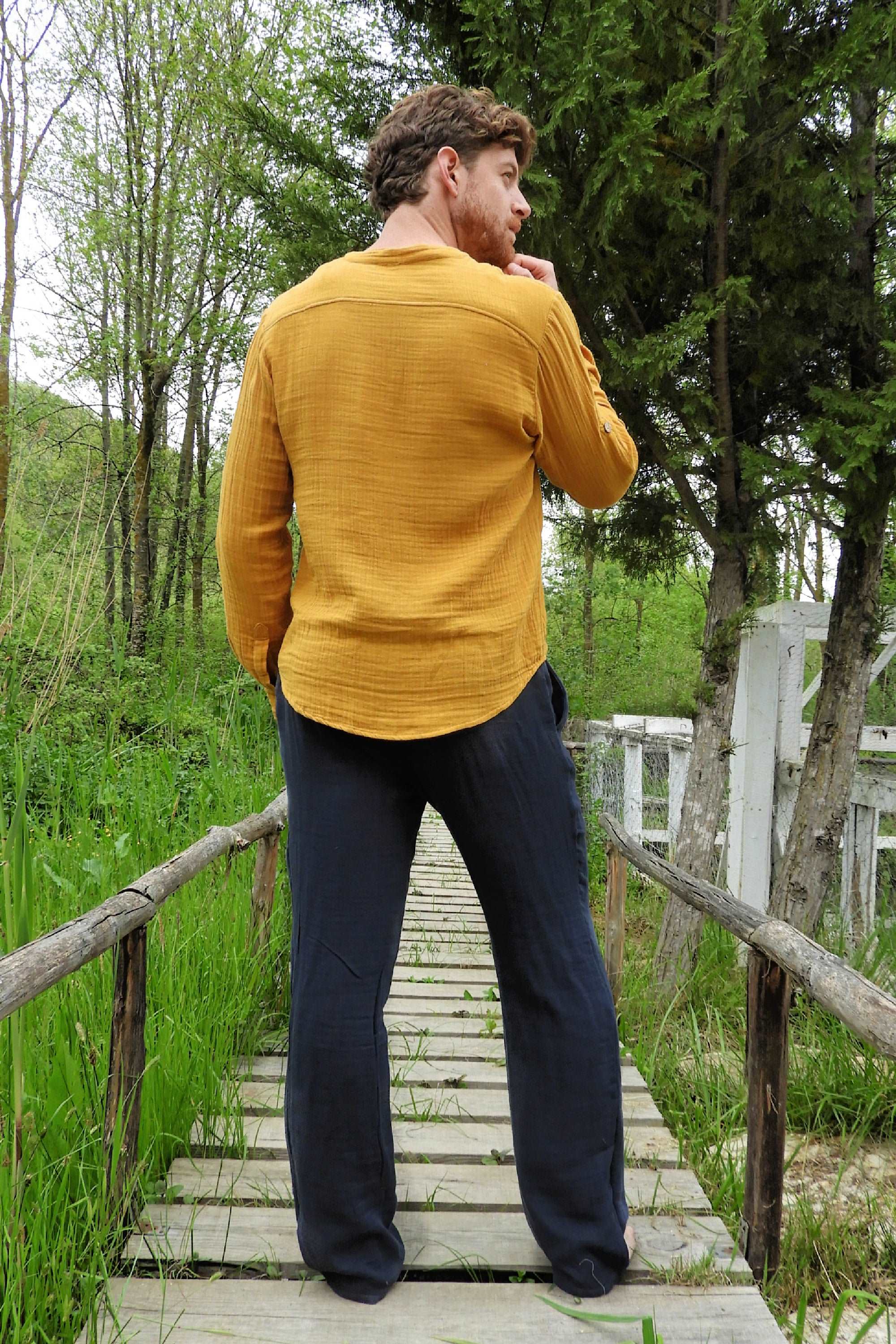 Odana's | Sustainable Gifts | DUNE Organic Gauze Cotton Pants (Black, Sage Green) | Harem Pants | Sustainable Fashion