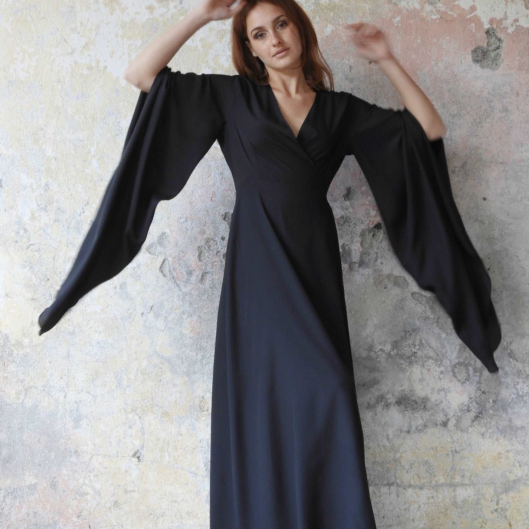 Odana's | Sustainable Gifts | BELLE Goddess Maxi Dress Black | Maxi Dress | Sustainable Fashion