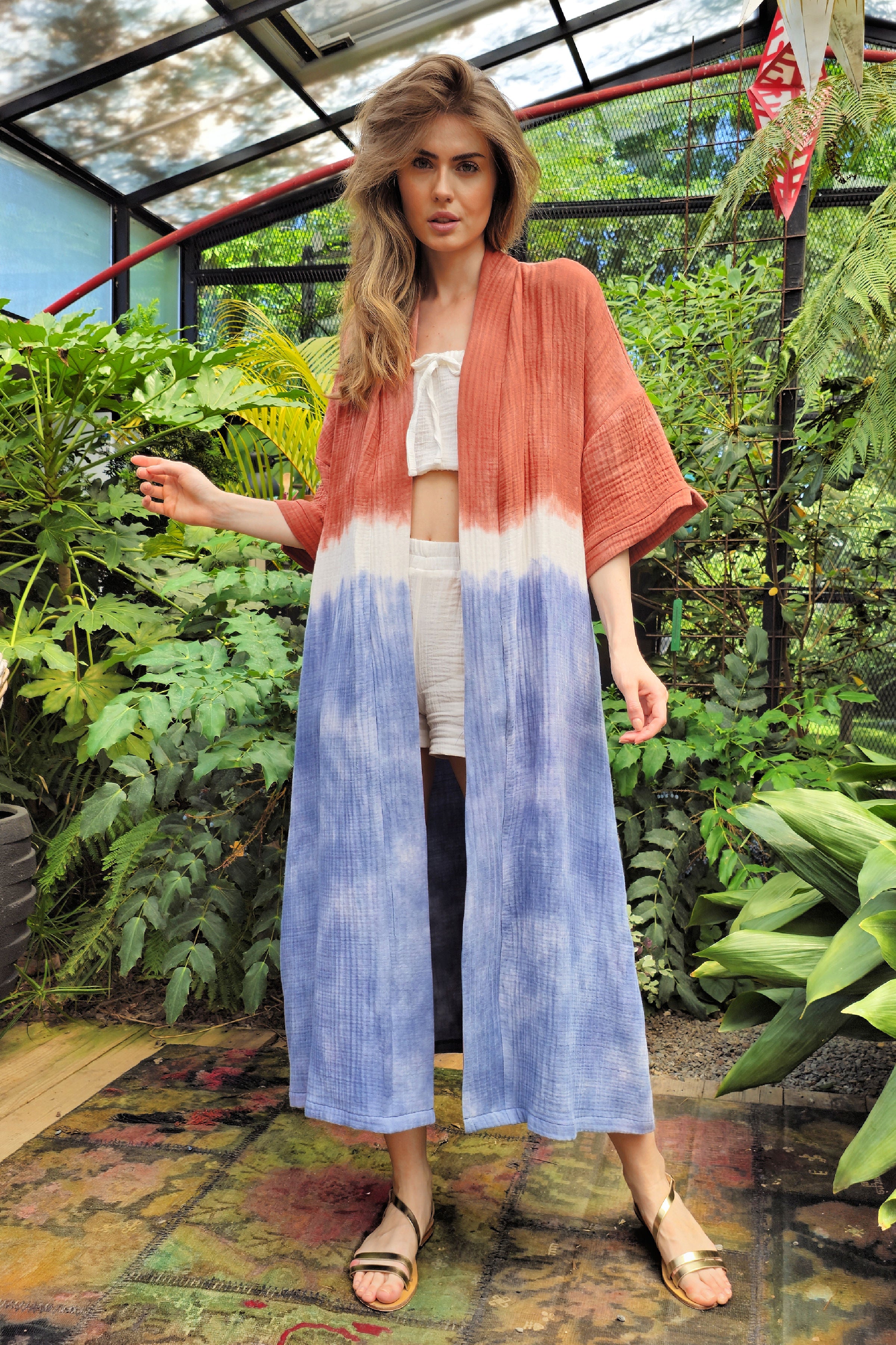 Odana's | Sustainable Gifts | HESTIA Gauze Cotton Kimono For Women | Kimono | Sustainable Fashion
