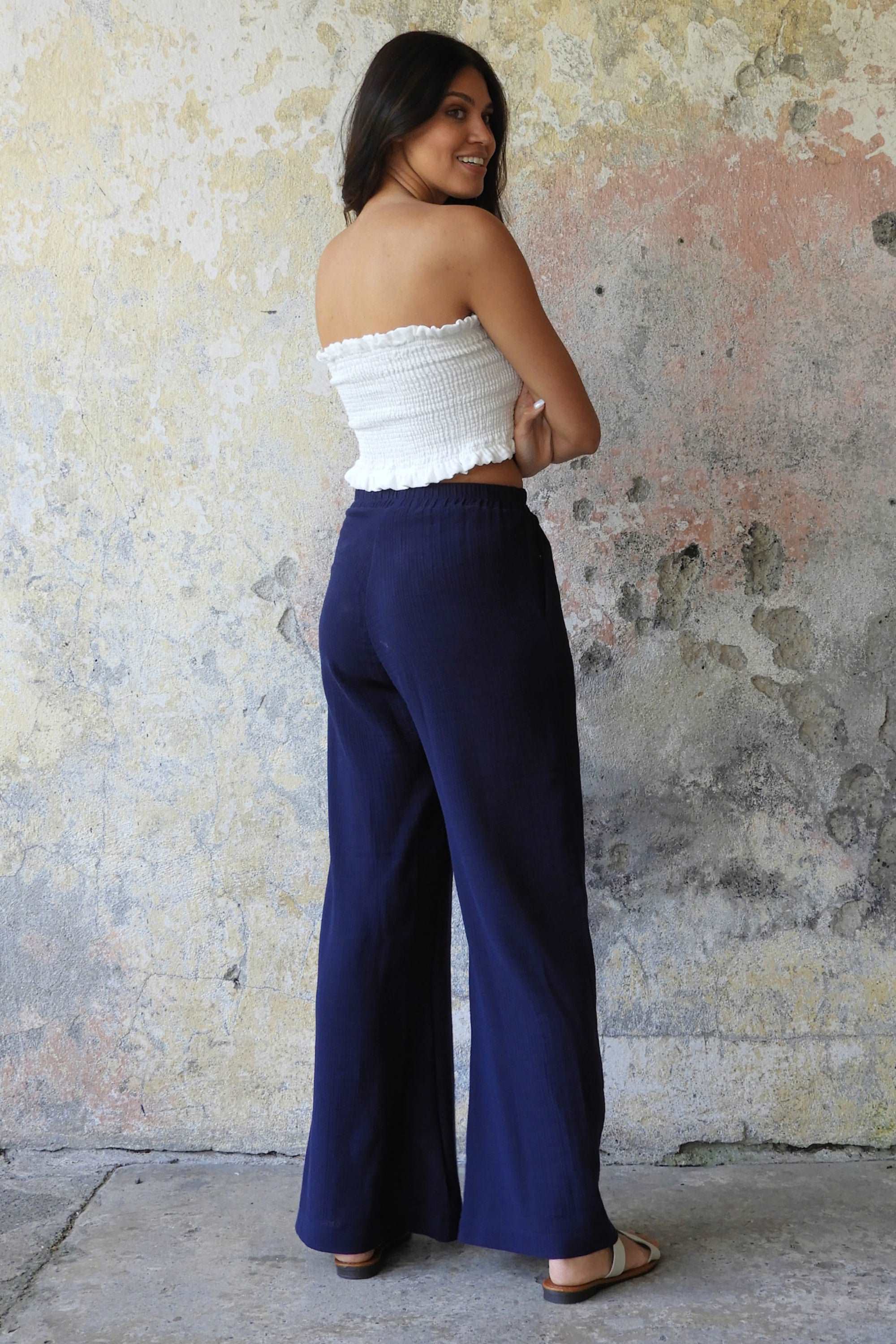 Odana's | Sustainable Gifts | LOTUS Women's Organic Gauze Cotton Tube Top | Tube Top | Sustainable Fashion