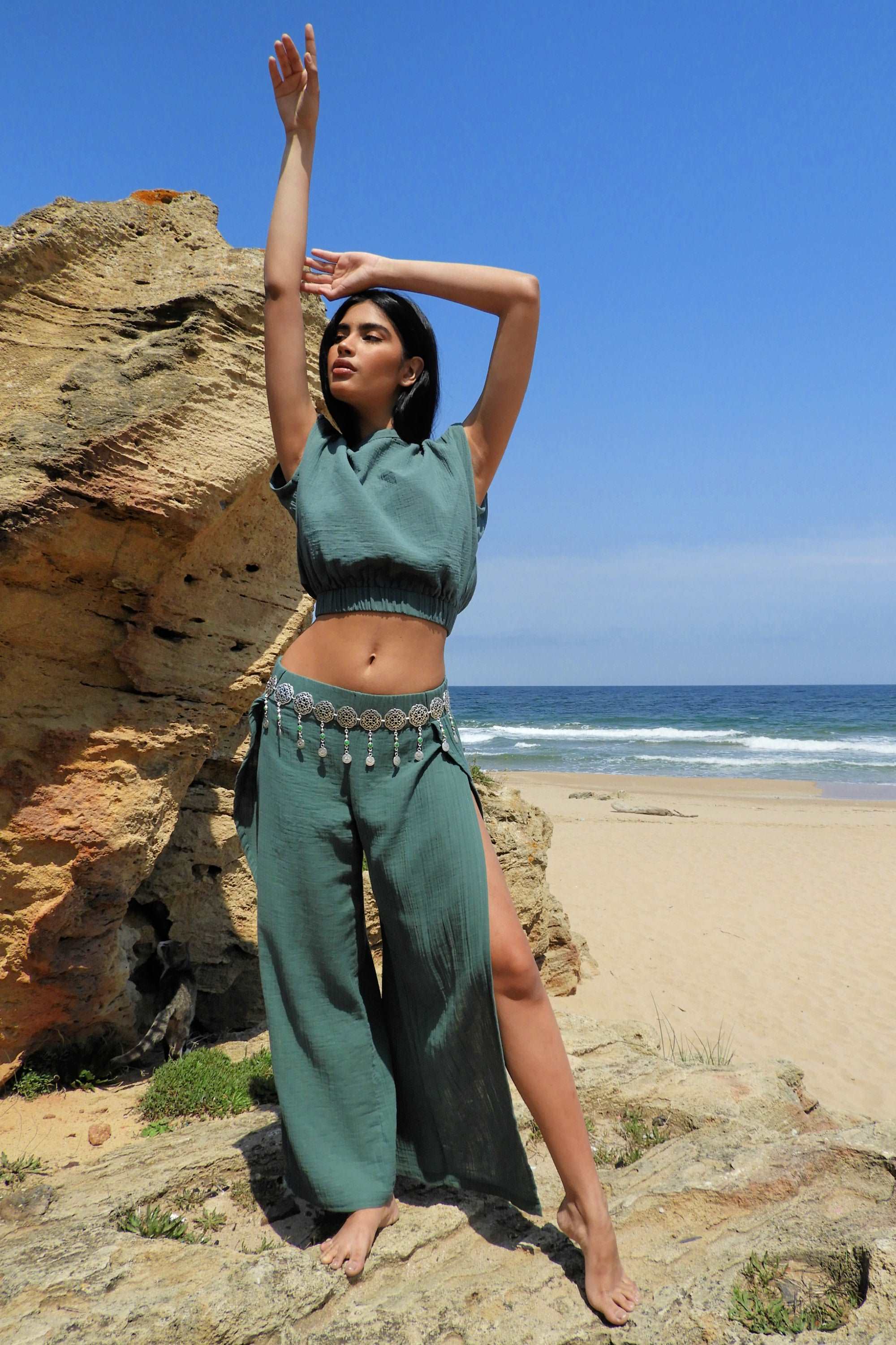 Odana's | Sustainable Gifts | FLEUR Tribal Fusion Belt | Tribal Fusion Belt | Sustainable Fashion