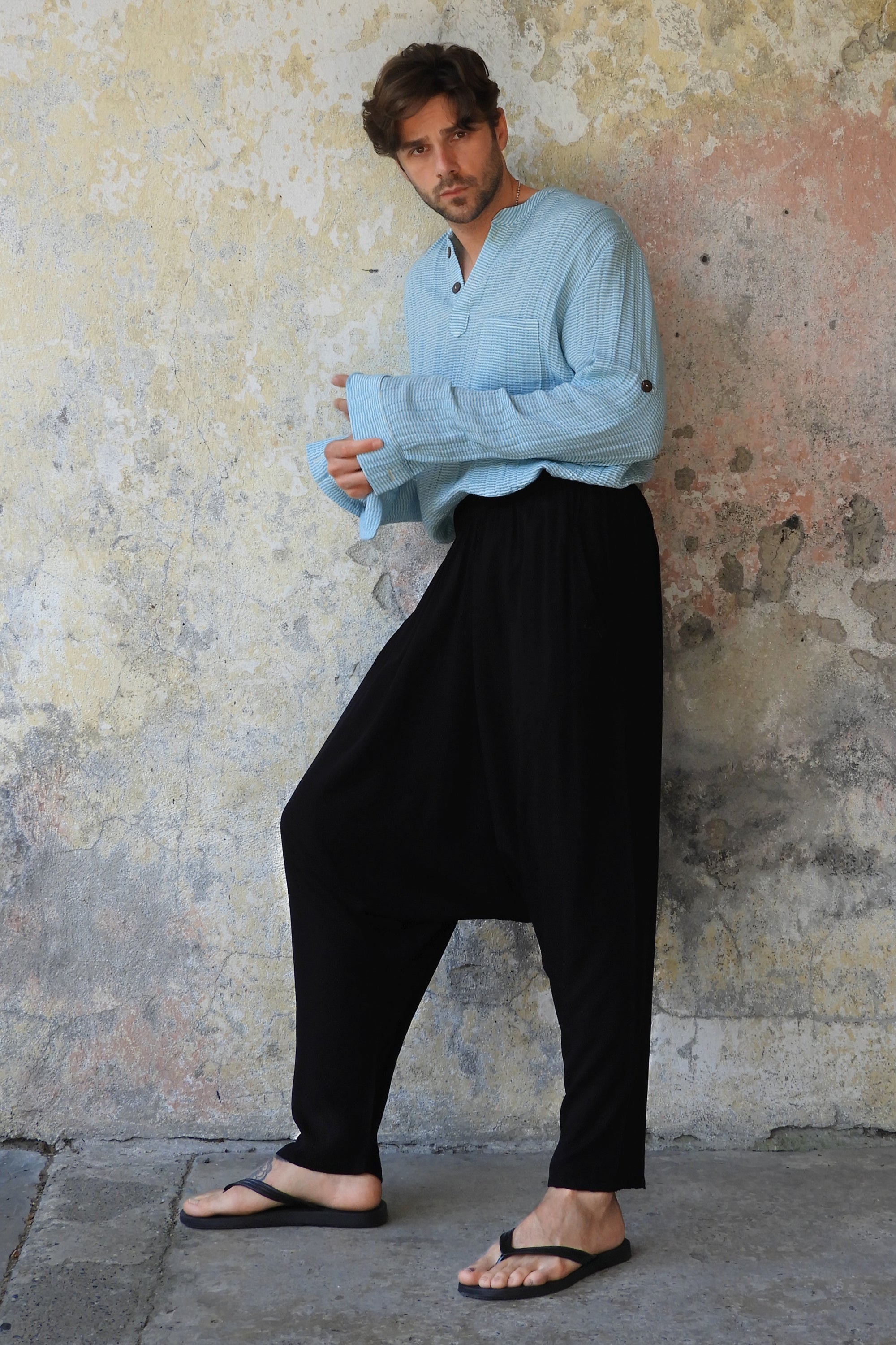 Odana's | Sustainable Gifts | RUMI Men's Harem Pants | Harem Pants | Sustainable Fashion