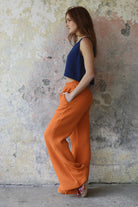 Odana's | Sustainable Gifts | PALAZZO Women's 4Layer Organic Gauze Cotton Pants | Palazzo Pants | Sustainable Fashion