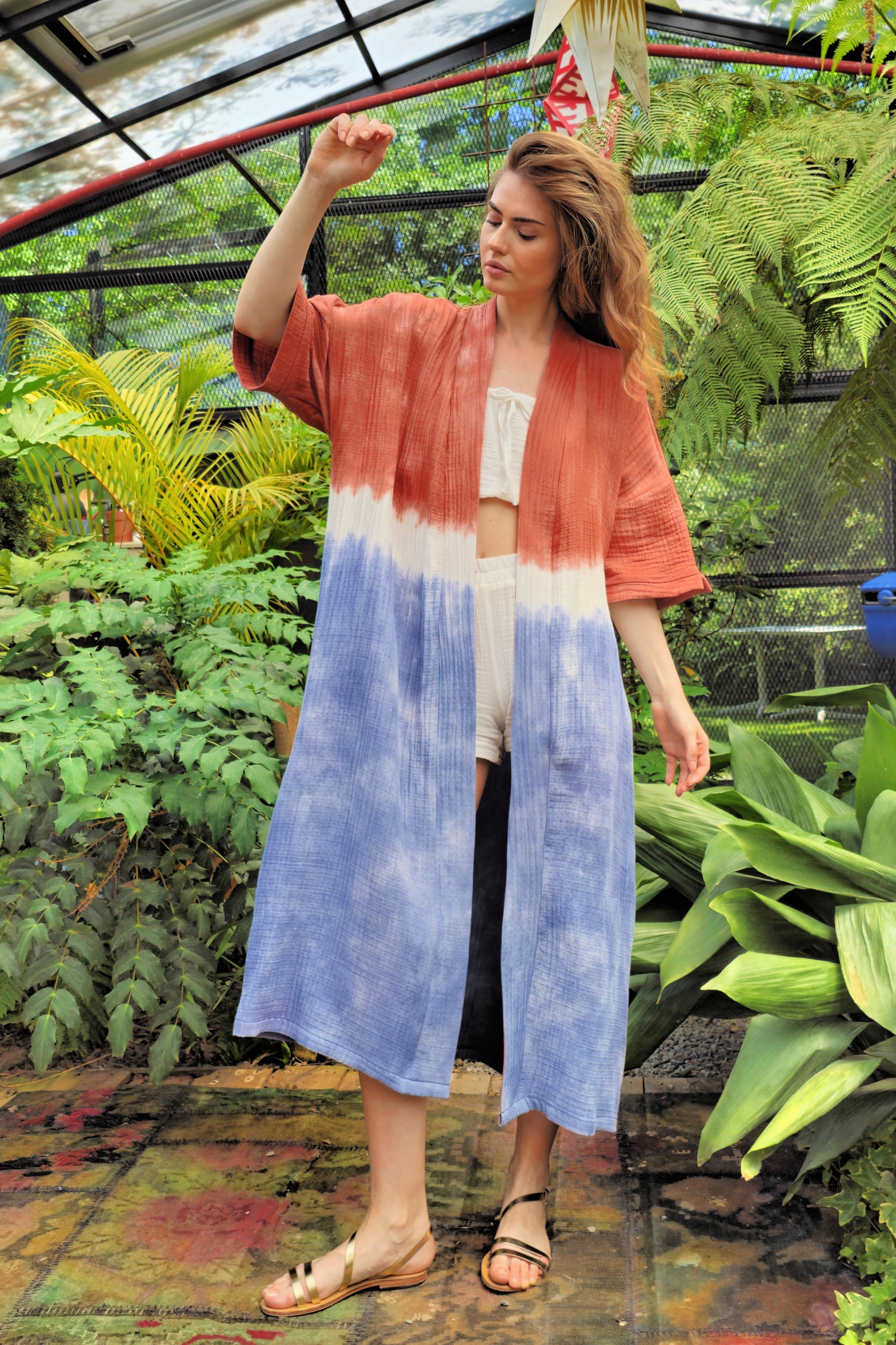 Odana's | Sustainable Gifts | HESTIA Gauze Cotton Kimono For Women | Kimono | Sustainable Fashion