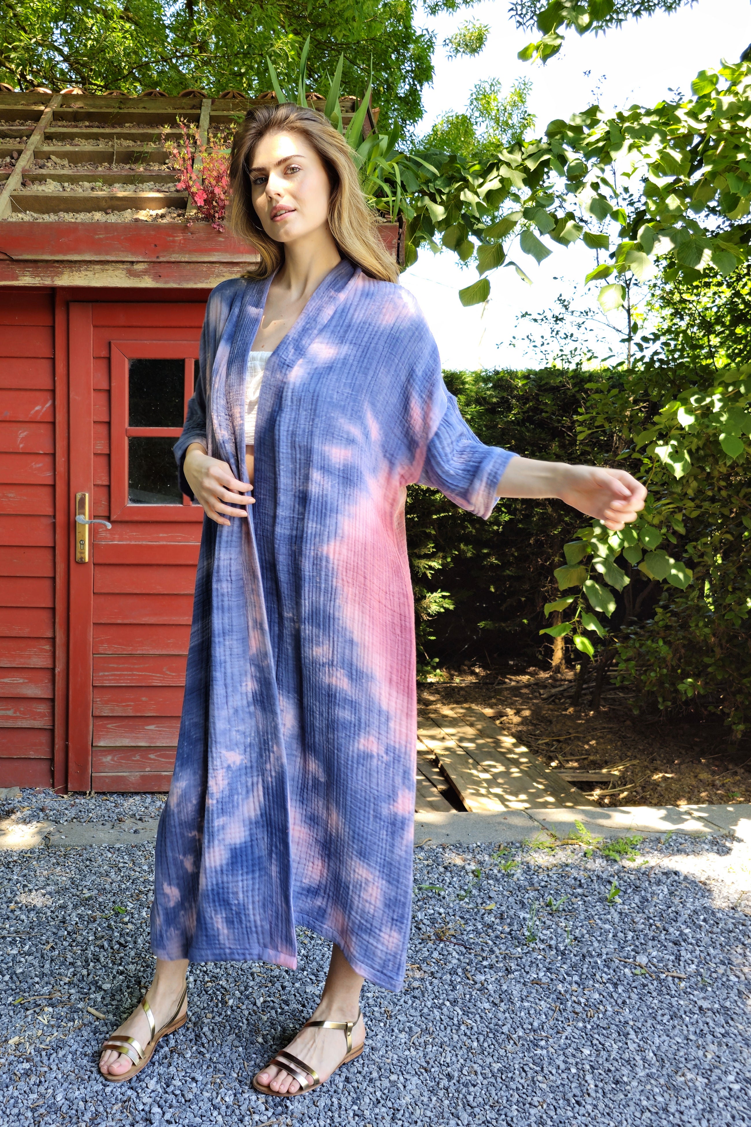 Odana's | Sustainable Gifts | EIRENE Gauze Cotton Kimono For Women | Kimono | Sustainable Fashion