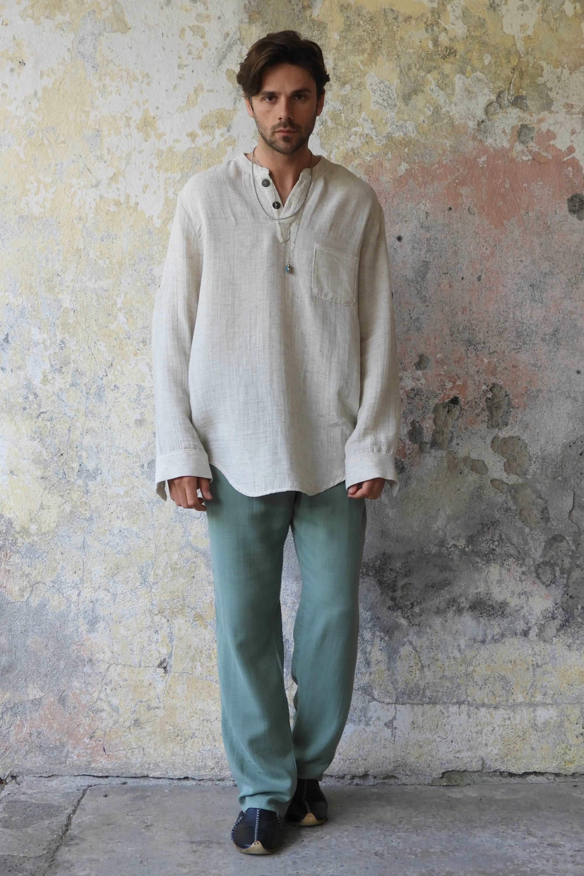 Odana's | Sustainable Gifts | CEREMONY Men's Hemp Shirt | Shirts | Sustainable Fashion