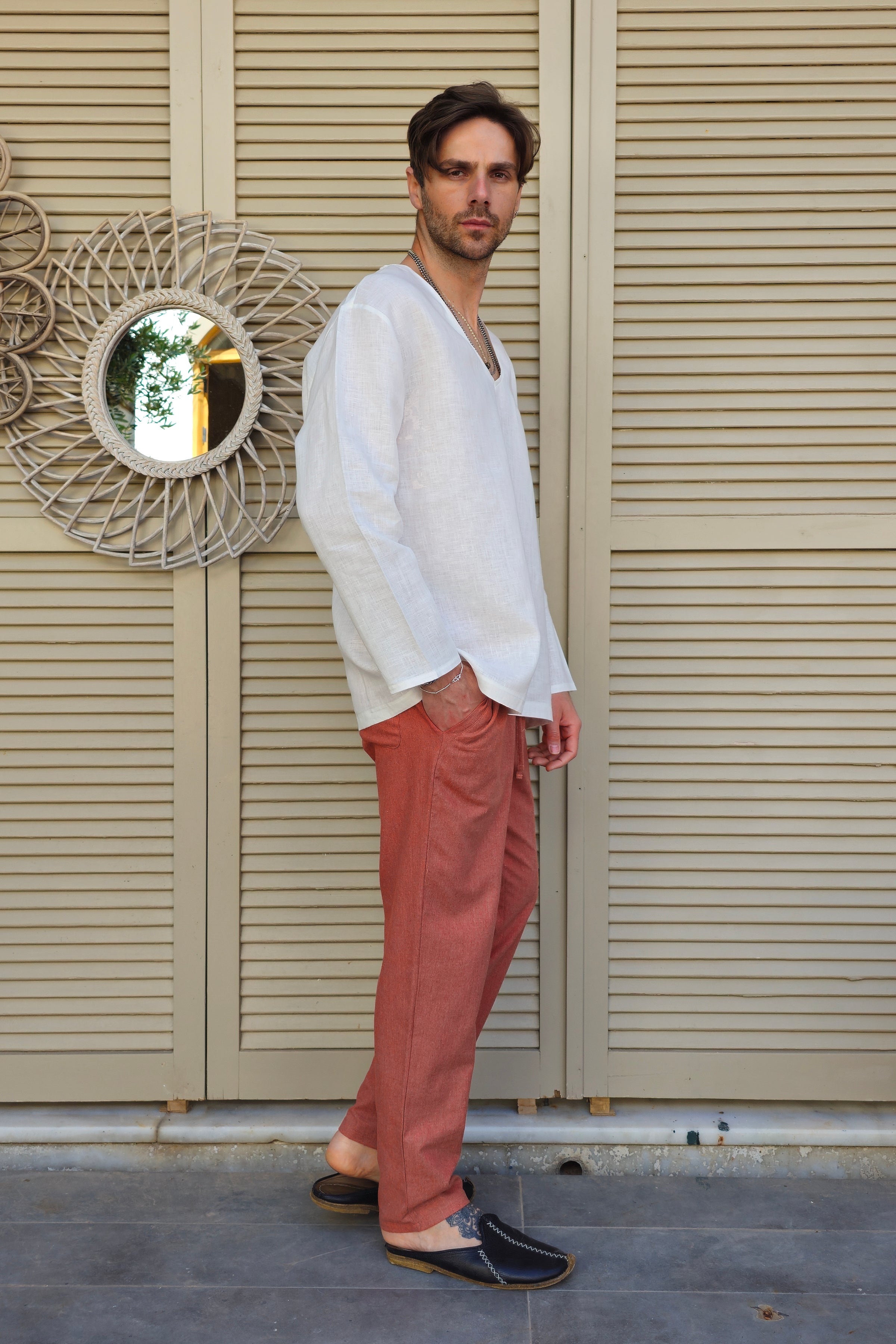 Odana's | Sustainable Gifts | ACHILLES Linen Shirt | Shirts | Sustainable Fashion