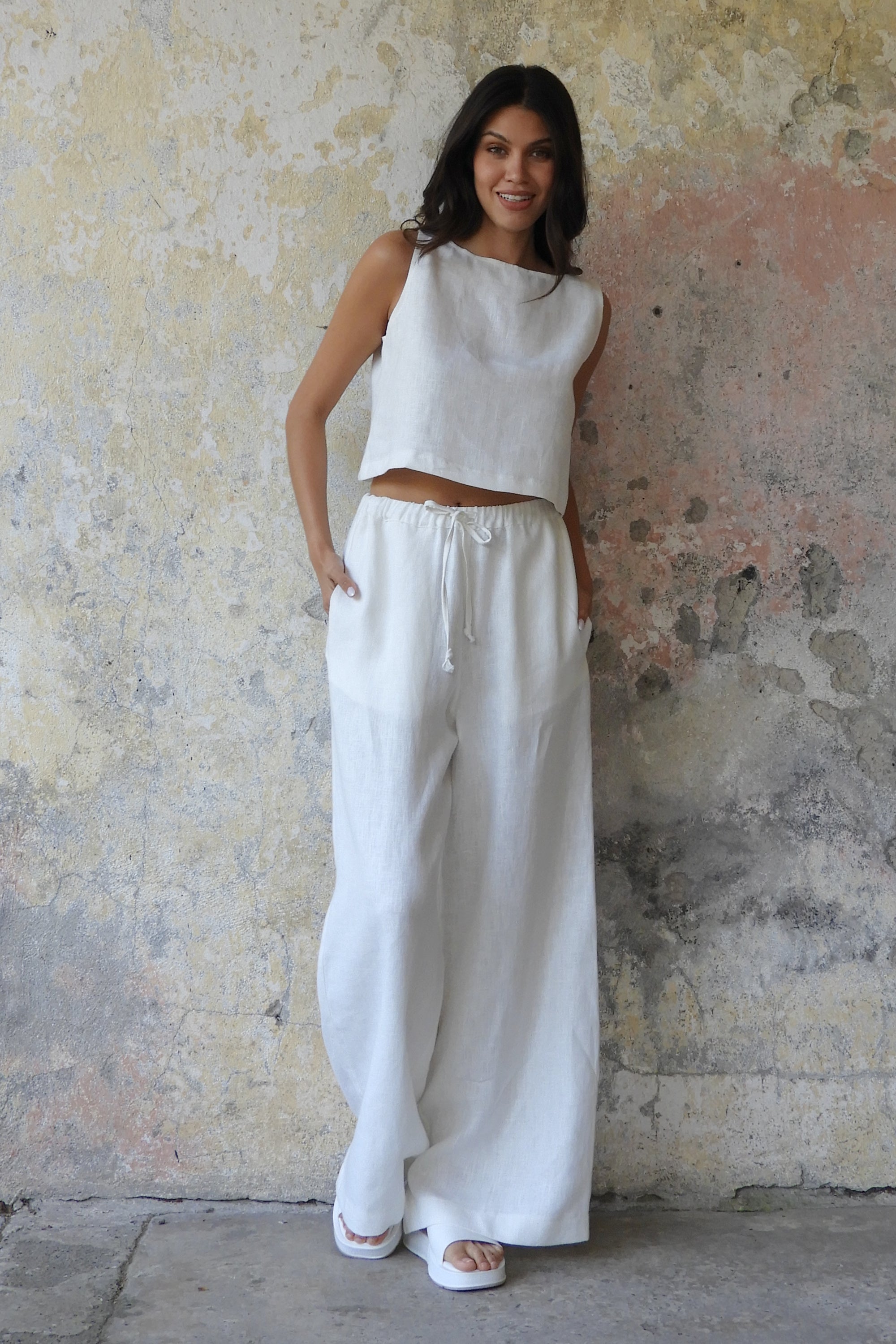 Sustainable  | PURE Women's Linen Top by Odana's