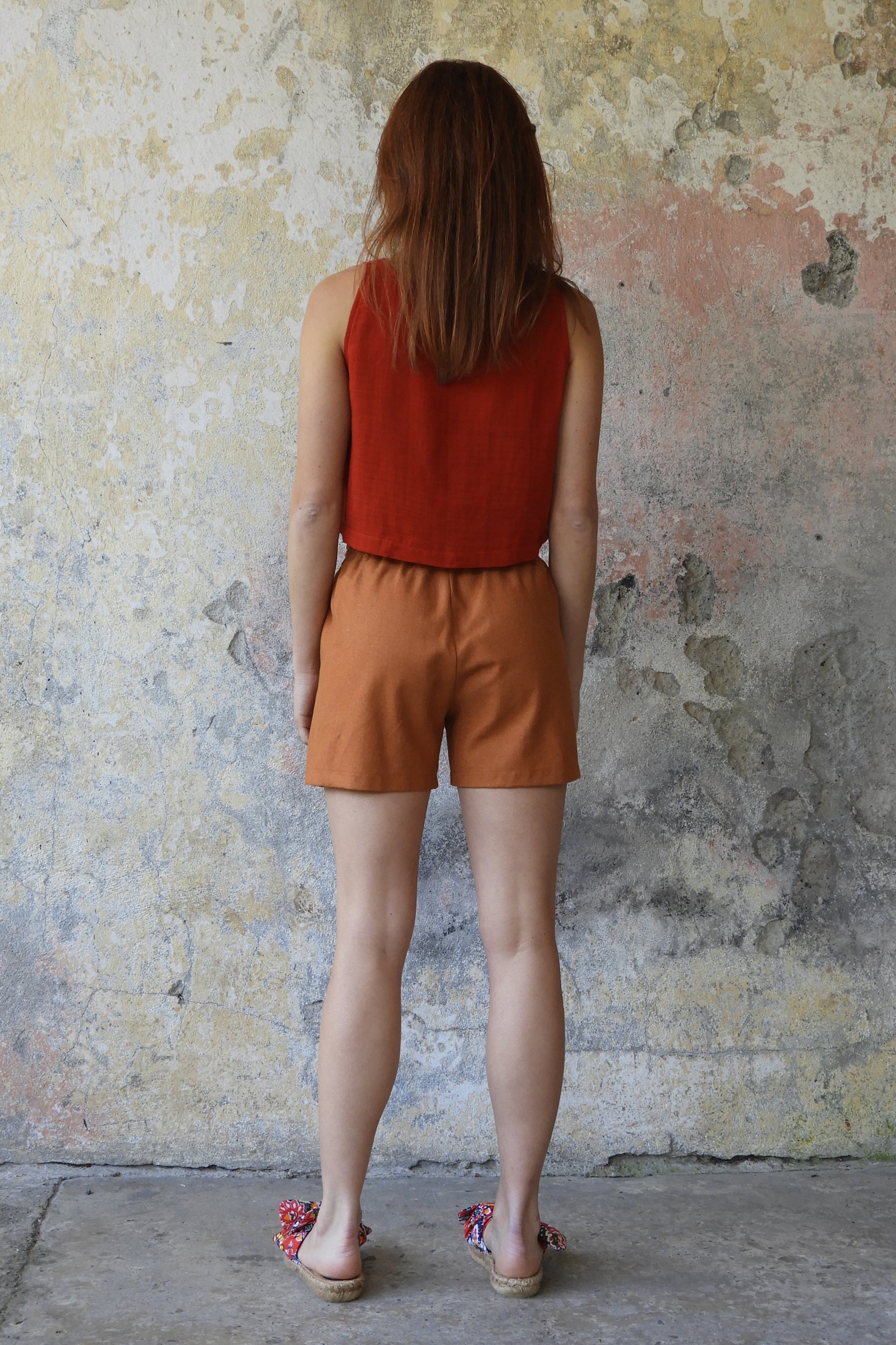 Odana's | TERRA Women's Linen Blend Shorts | Linen Short | Sustainable Fashion