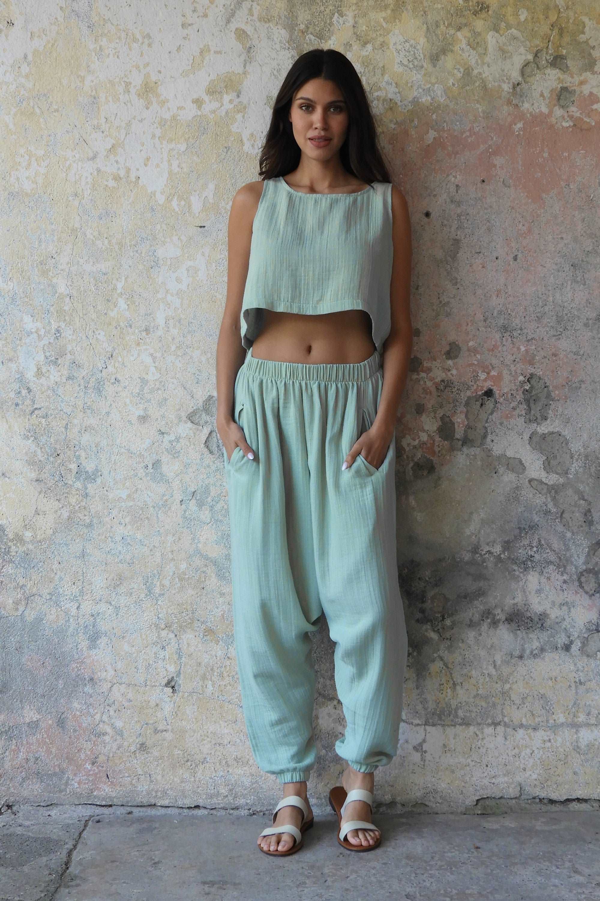 Odana's | Sustainable Gifts | BLOOM Organic Women's Double Gauze Top | Tube Top | Sustainable Fashion