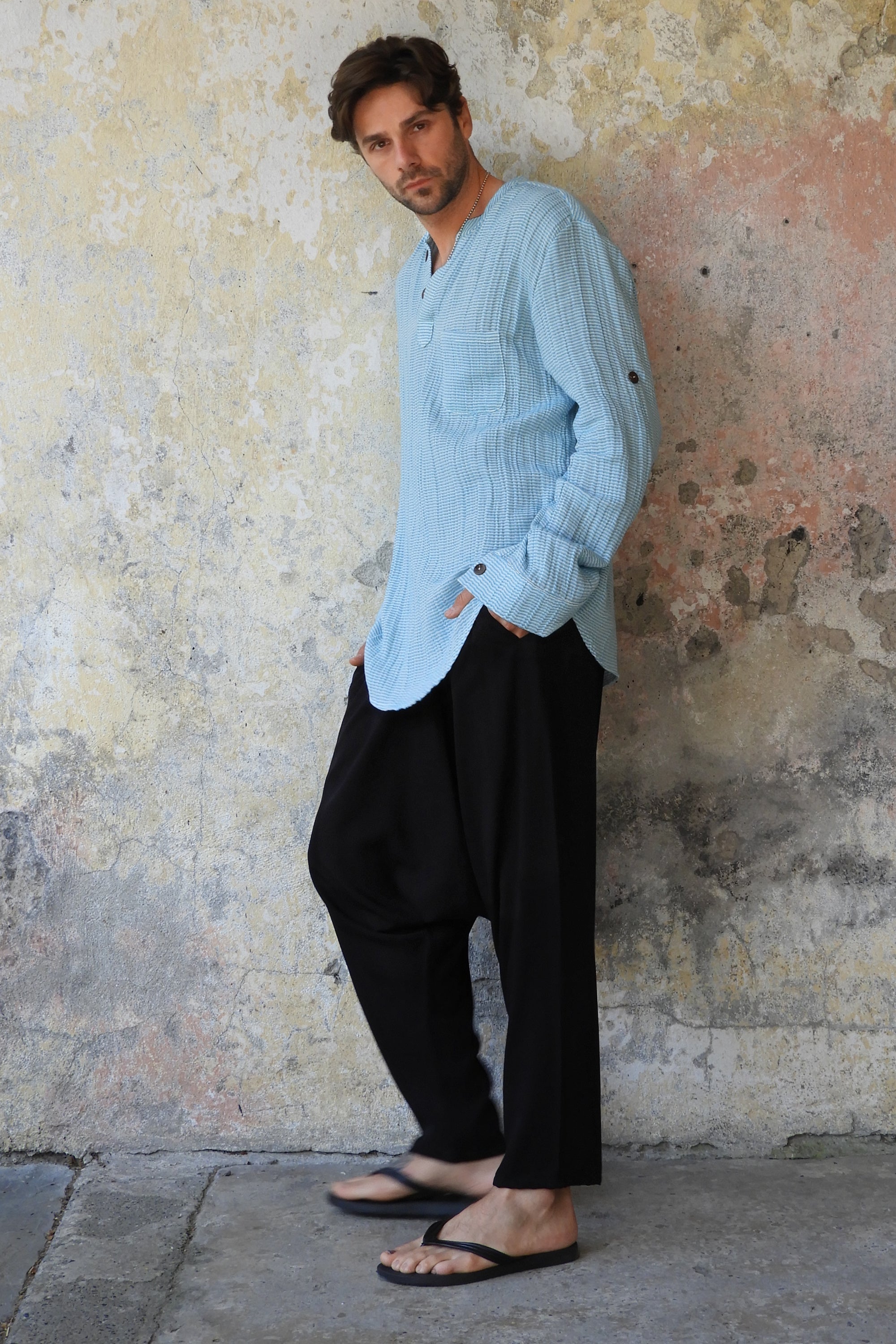 Odana's | Sustainable Gifts | RUMI Men's Harem Pants | Harem Pants | Sustainable Fashion