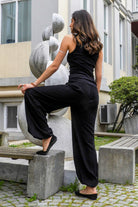 Odana's | Sustainable Gifts | LOTUS Women's Yoga Harem Pants (Black, Cream) | Yoga Harem Pants | Sustainable Fashion