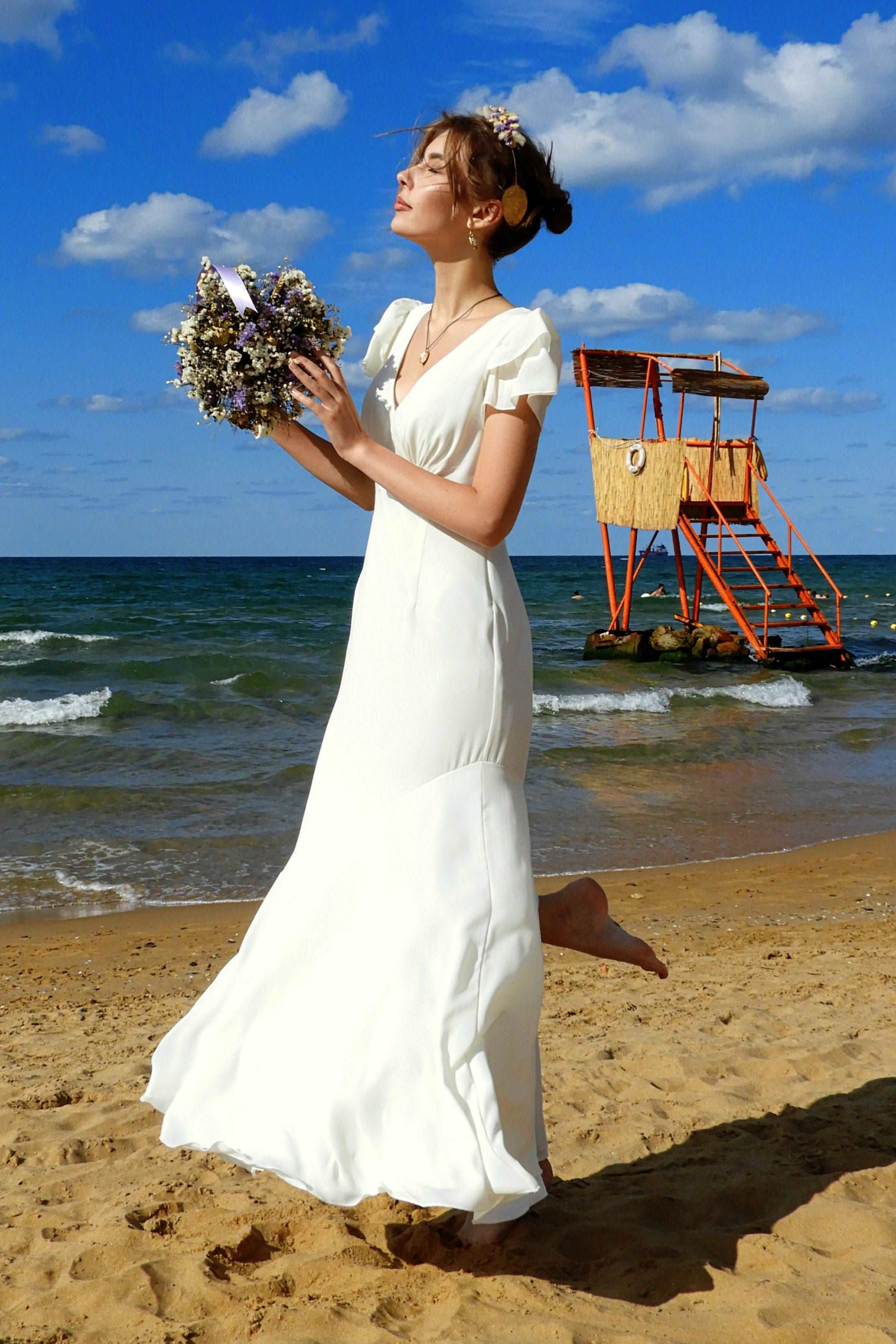 Sustainable  | GODDESS Maxi Wedding Dress by Odana's