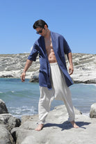 Odana's | Sustainable Gifts | PONTOS Linen And Cotton Blend Kimono Jacket | Kimono | Sustainable Fashion