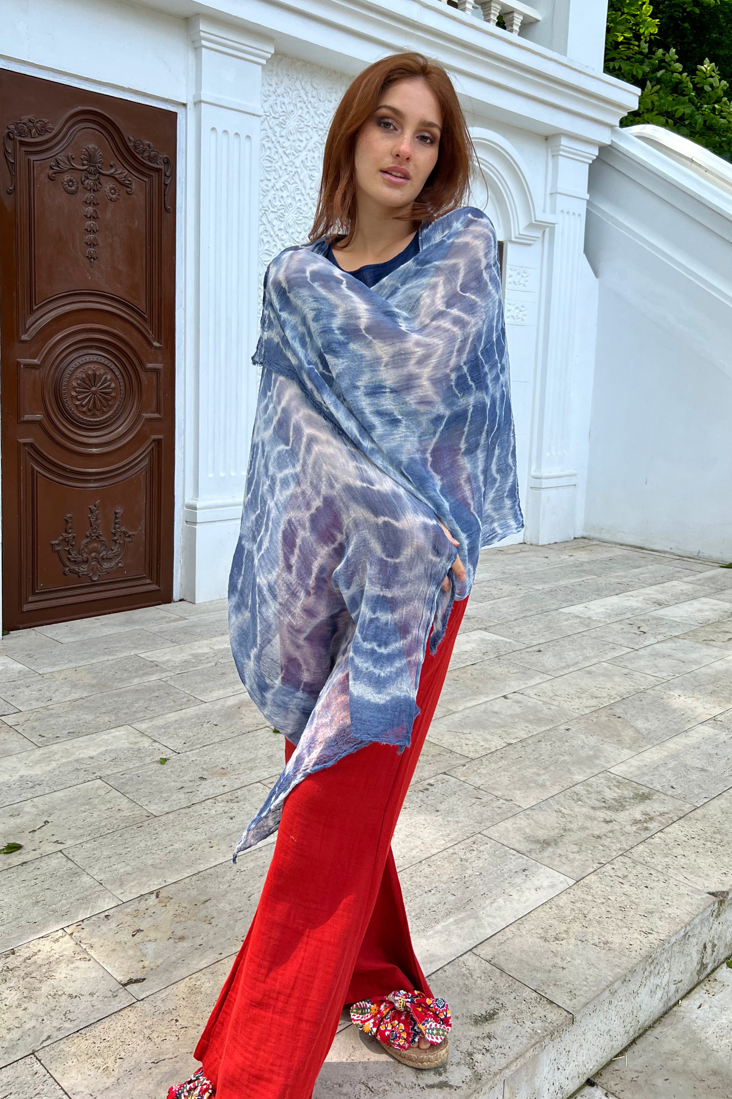 Odana's | PHOENIX Gauze Cotton Tie-Dye Wrap | Tie-Dye Wrap | Sustainable Fashion