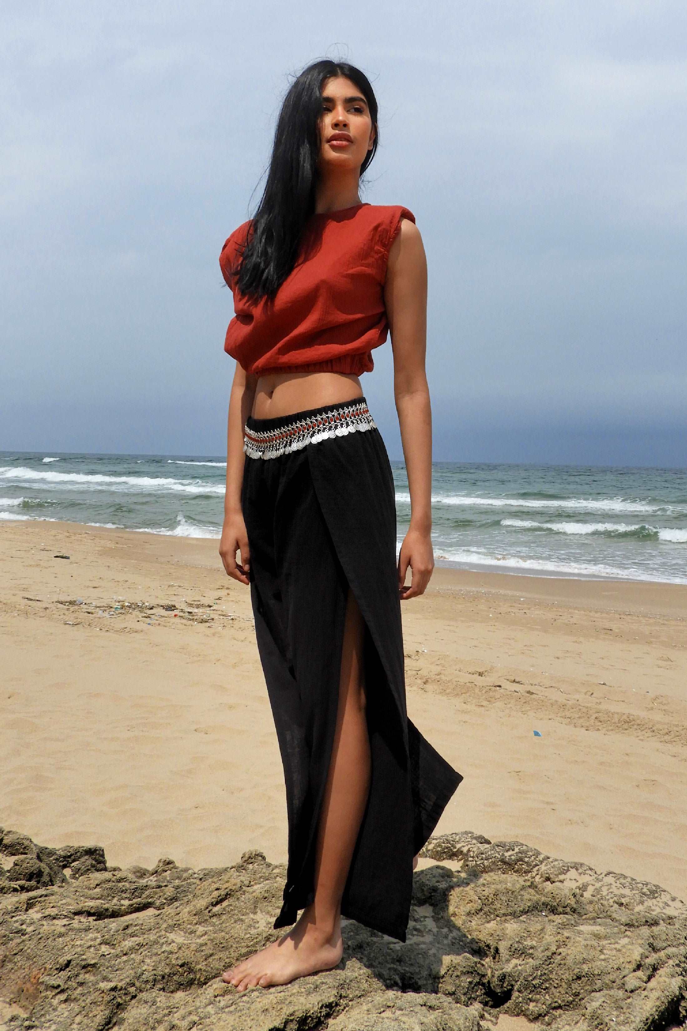 Odana's | Sustainable Gifts | FUSION Slit Pants | Slit Pants | Sustainable Fashion