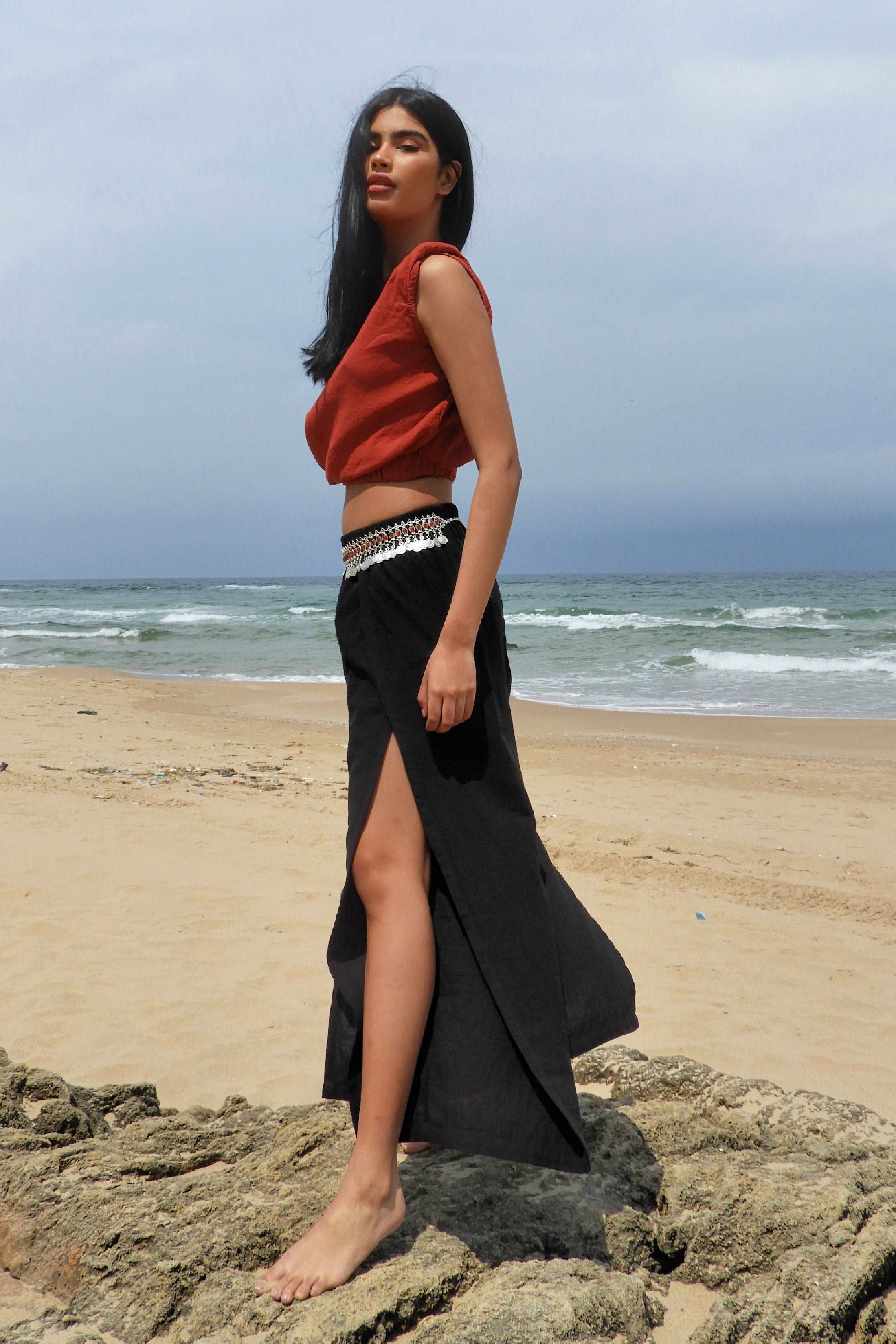 Odana's | Sustainable Gifts | FUSION Slit Pants | Slit Pants | Sustainable Fashion