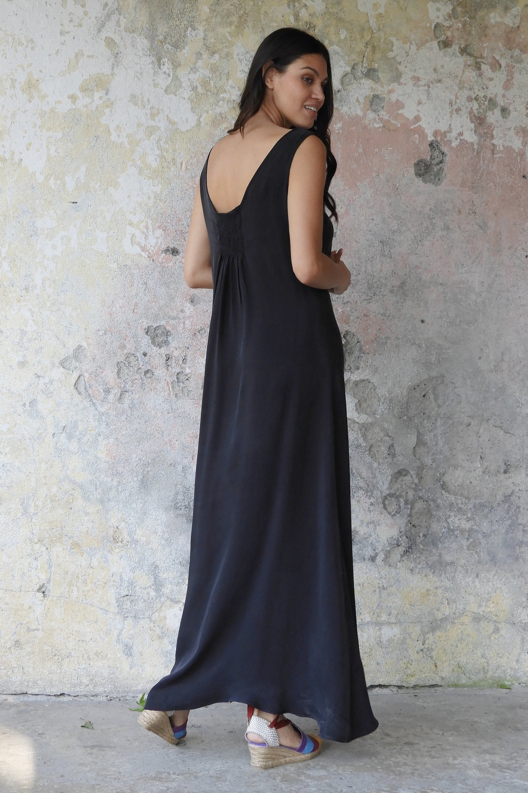 Sustainable  | SERENDIPITY Sleeveless Flare Dress by Odana's