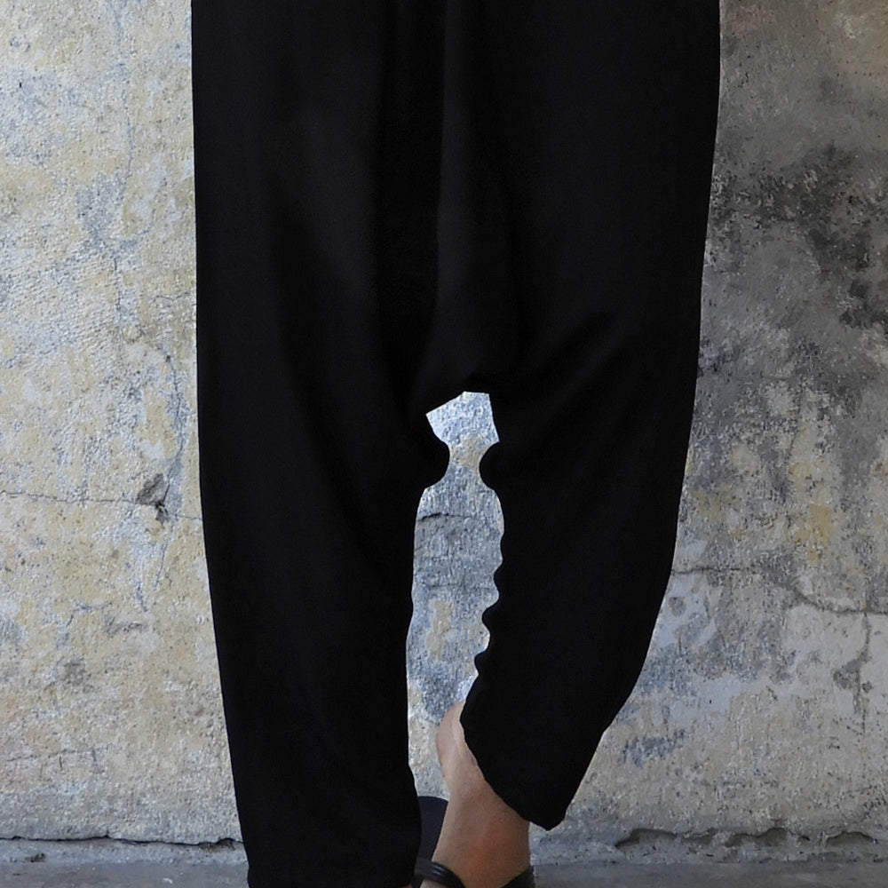 Odana's | Sustainable Gifts | RUMI Men's Harem Pants Black | Harem Pants | Sustainable Fashion