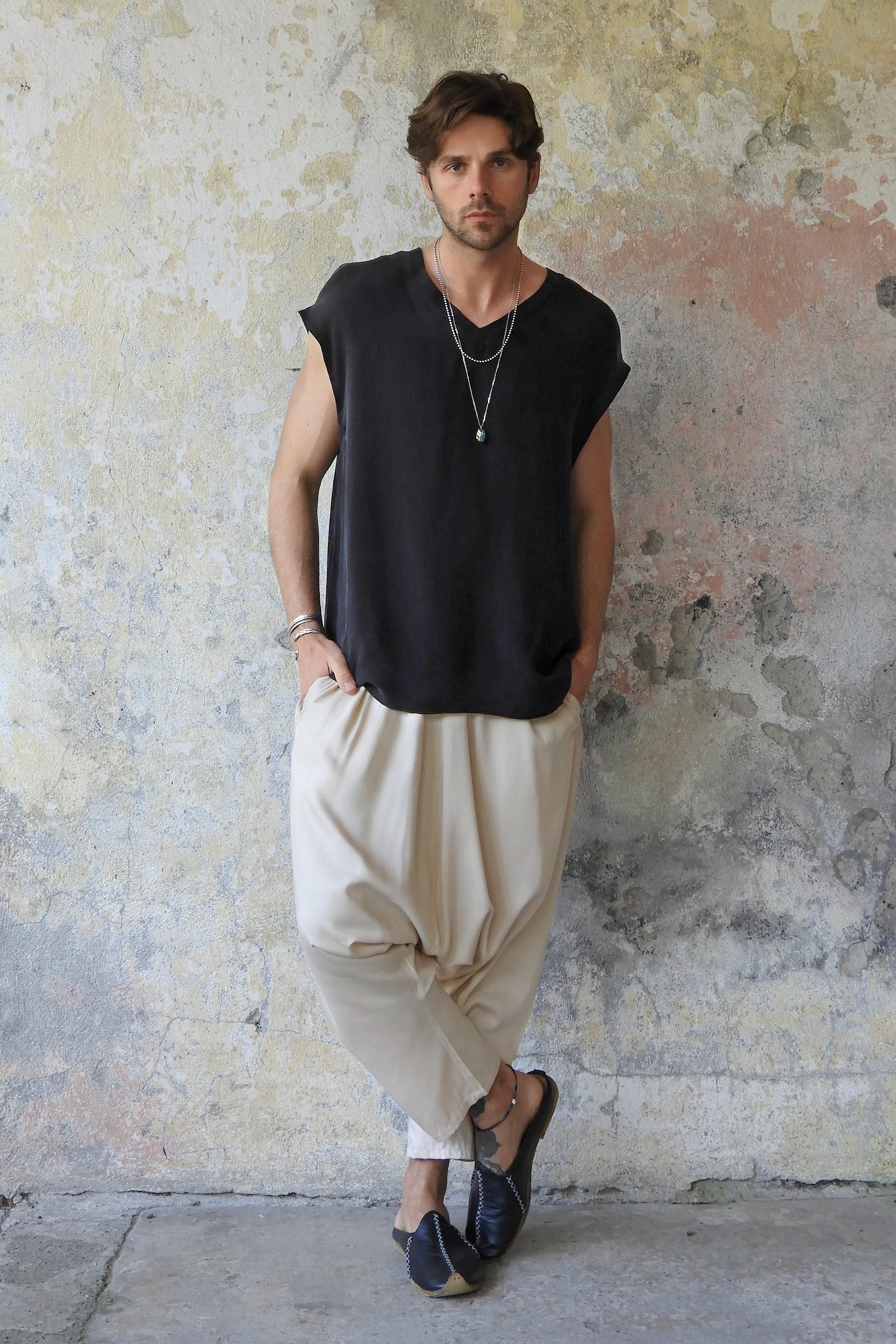 Odana's | Sustainable Gifts | RUMI Men's Harem Pants | Harem Pants | Sustainable Fashion