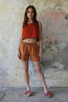 Odana's | Sustainable Gifts | TERRA Women's Linen Blend Shorts | Linen Short | Sustainable Fashion