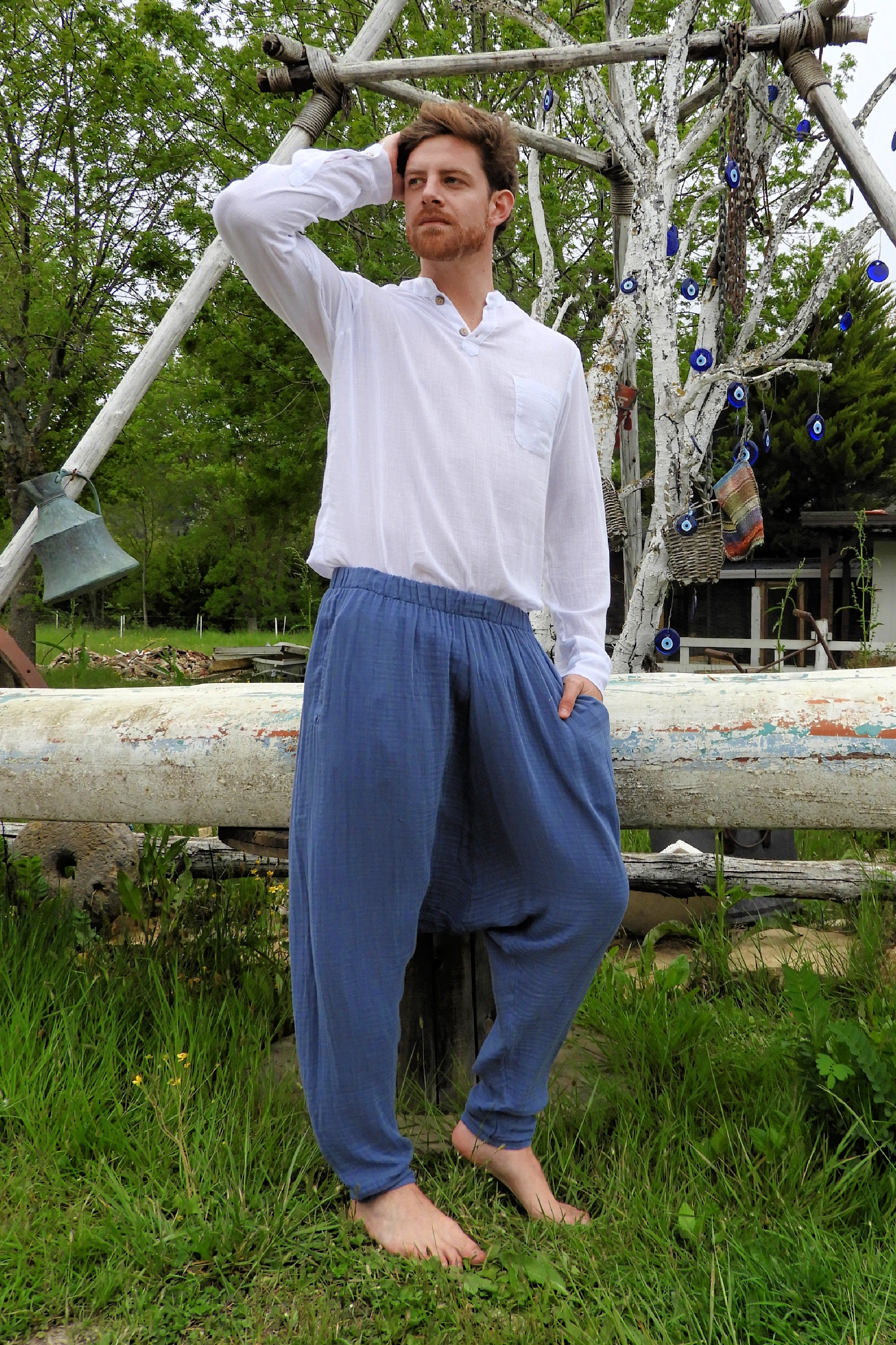 Sustainable  | ZEUS Men's Linen Blend Shirt by Odana's