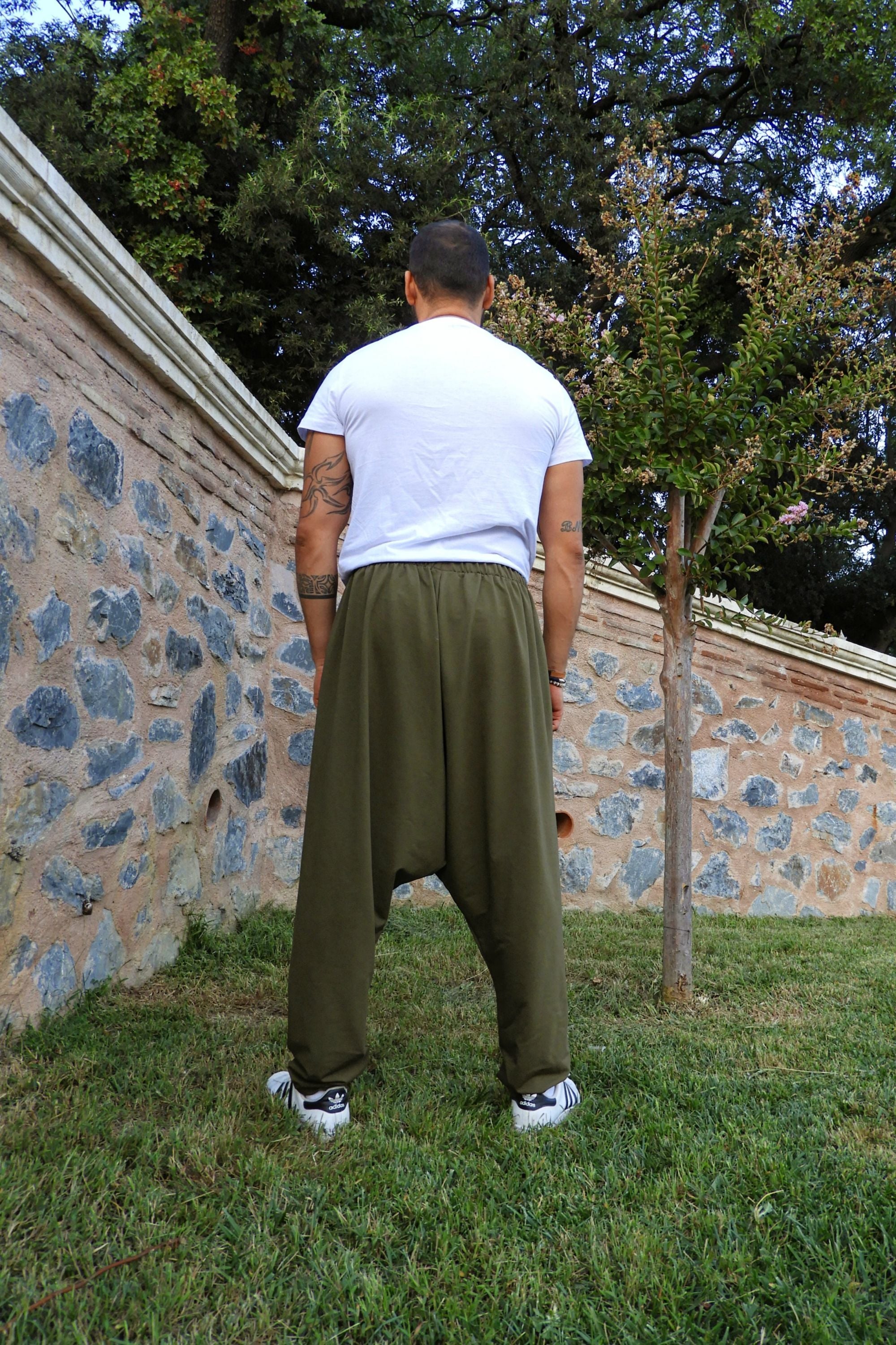 Odana's | SNOW Men's Harem Pants For Winter (Black, Green) | Harem Pants | Sustainable Fashion