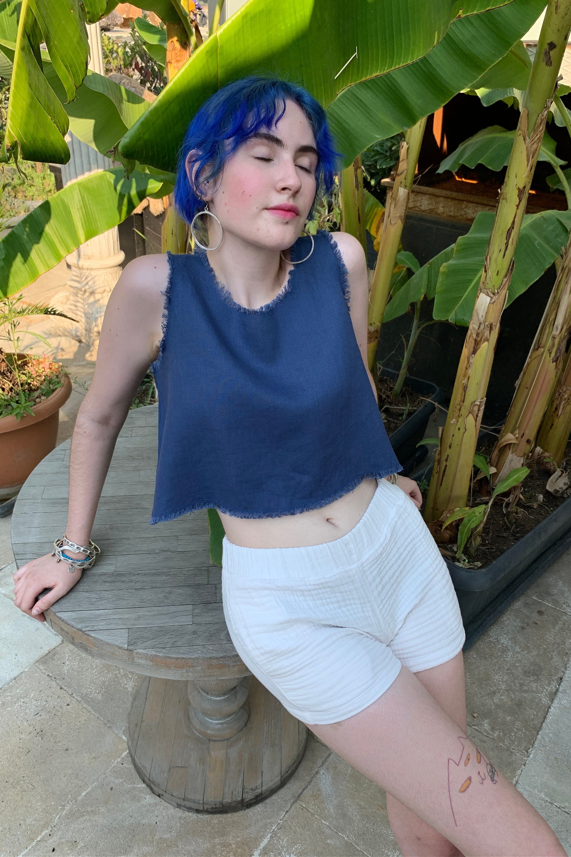 Odana's | Sustainable Gifts | PEARL Organic Gauze Cotton Short | Shorts | Sustainable Fashion