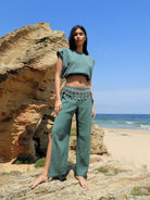 Odana's | Sustainable Gifts | FUSION Slit Pants | Slit Pants | Sustainable Fashion