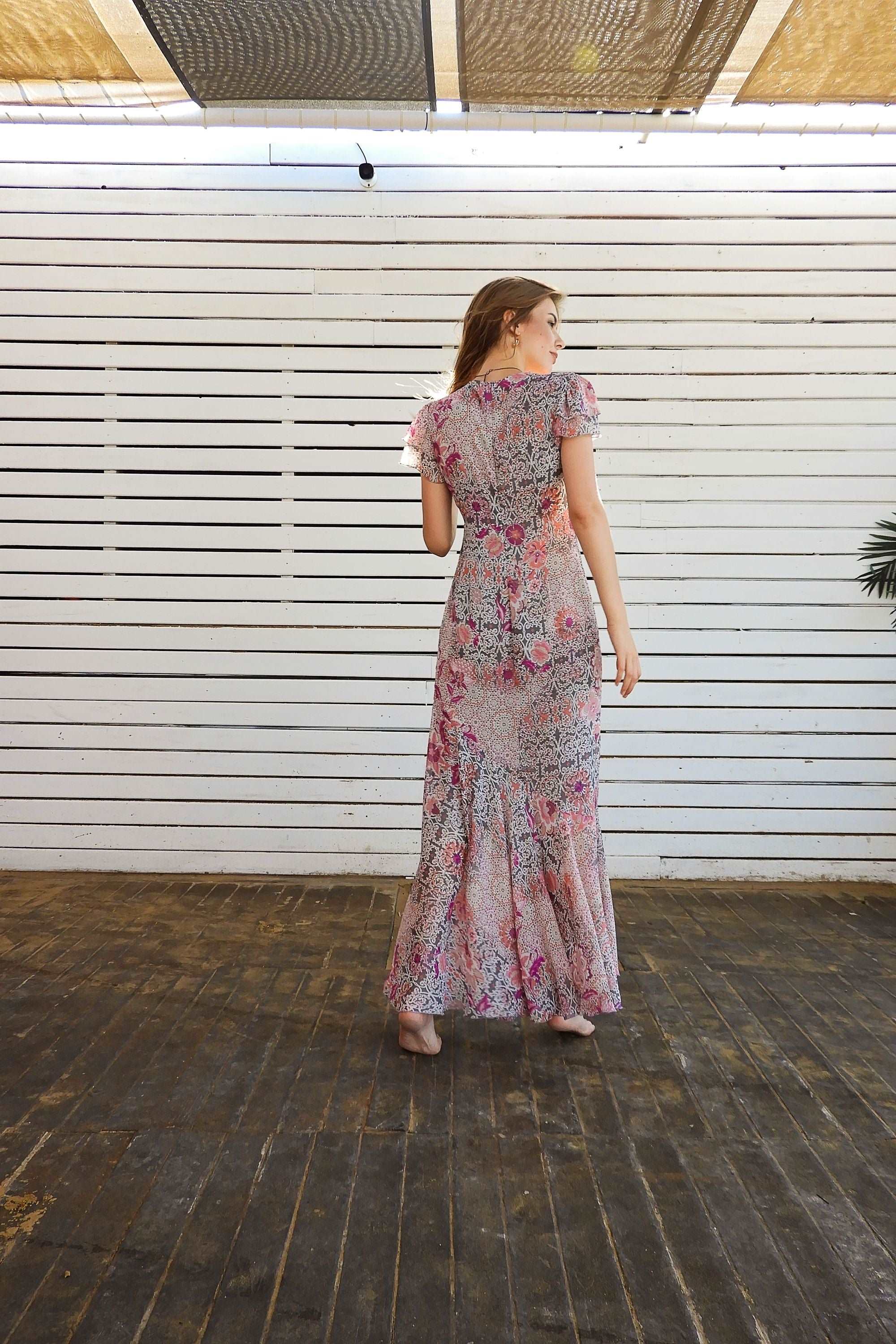 Odana's | BELLA Floral Dress | Maxi Dress | Sustainable Fashion