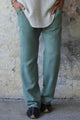 Odana's | Sustainable Gifts | DUNE Men's Organic Gauze Cotton Pants (Black, Sage Green) Sage Green | Harem Pants | Sustainable Fashion