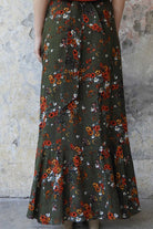 Odana's | Sustainable Gifts | FESTIVAL Wrap Skirt Green | Wrap Skirt | Sustainable Fashion
