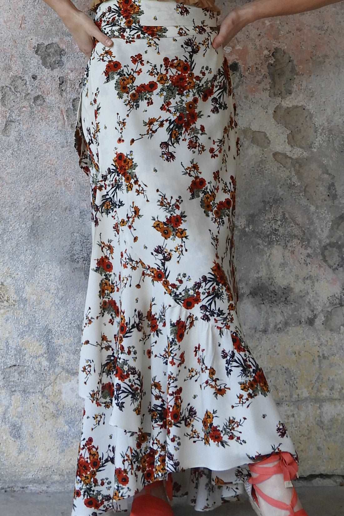 Odana's | Sustainable Gifts | FESTIVAL Wrap Skirt Cream | Wrap Skirt | Sustainable Fashion