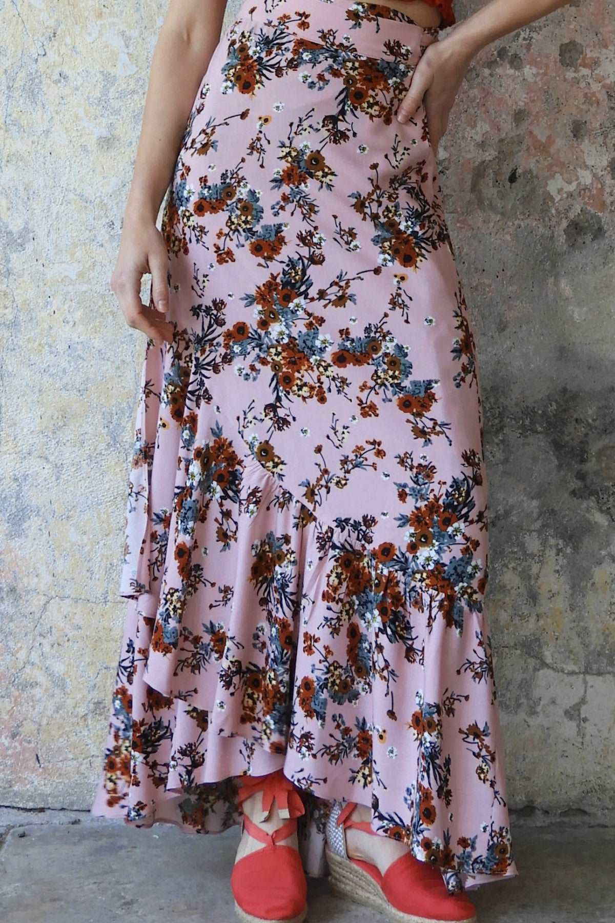 Odana's | Sustainable Gifts | FESTIVAL Wrap Skirt Pink | Wrap Skirt | Sustainable Fashion