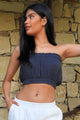 Odana's | Sustainable Gifts | FREE Organic Gauze Cotton Tube Top Dark Blue | Tube Top | Sustainable Fashion