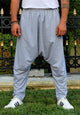Odana's | Sustainable Gifts | SNOW Men's Harem Pants For Winter (Gray, Red) Gray | Harem Pants | Sustainable Fashion