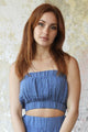 Odana's | Sustainable Gifts | FREE Organic Gauze Cotton Tube Top Indigo Blue | Tube Top | Sustainable Fashion