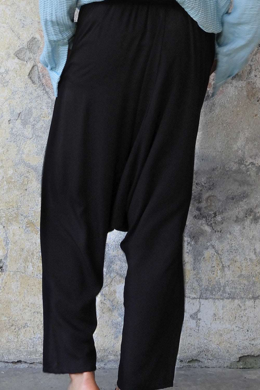 Odana's | JUNIPER Women's Harem Pants Black | Harem Pants | Sustainable Fashion
