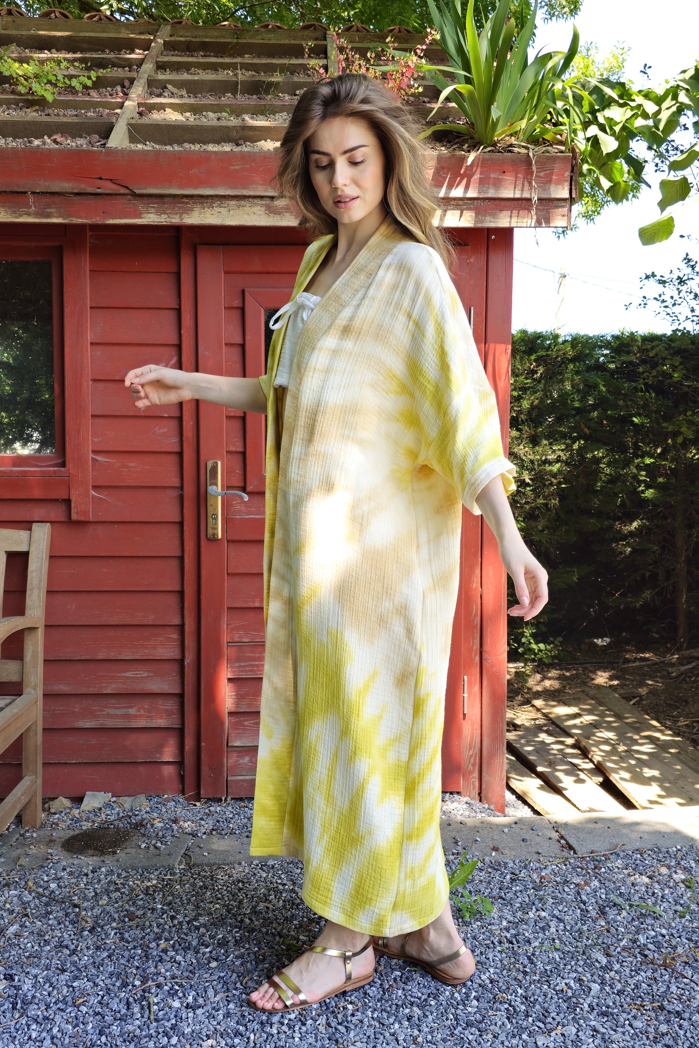 Odana's | Sustainable Christmas Gifts | HELIA Gauze Cotton Kimono For Women | Kimono | Sustainable Fashion