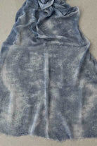 Odana's | Sustainable Gifts | ANDROMEDA Organic Gauze Cotton Tie-Dye Wrap 30" x 80" (75cm x 203cm) Indigo Blue | Tie-Dye Wrap | Sustainable Fashion