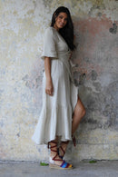 Odana's | Sustainable Gifts | EARTH Hemp Wrap Maxi Dress | Maxi Dress | Sustainable Fashion